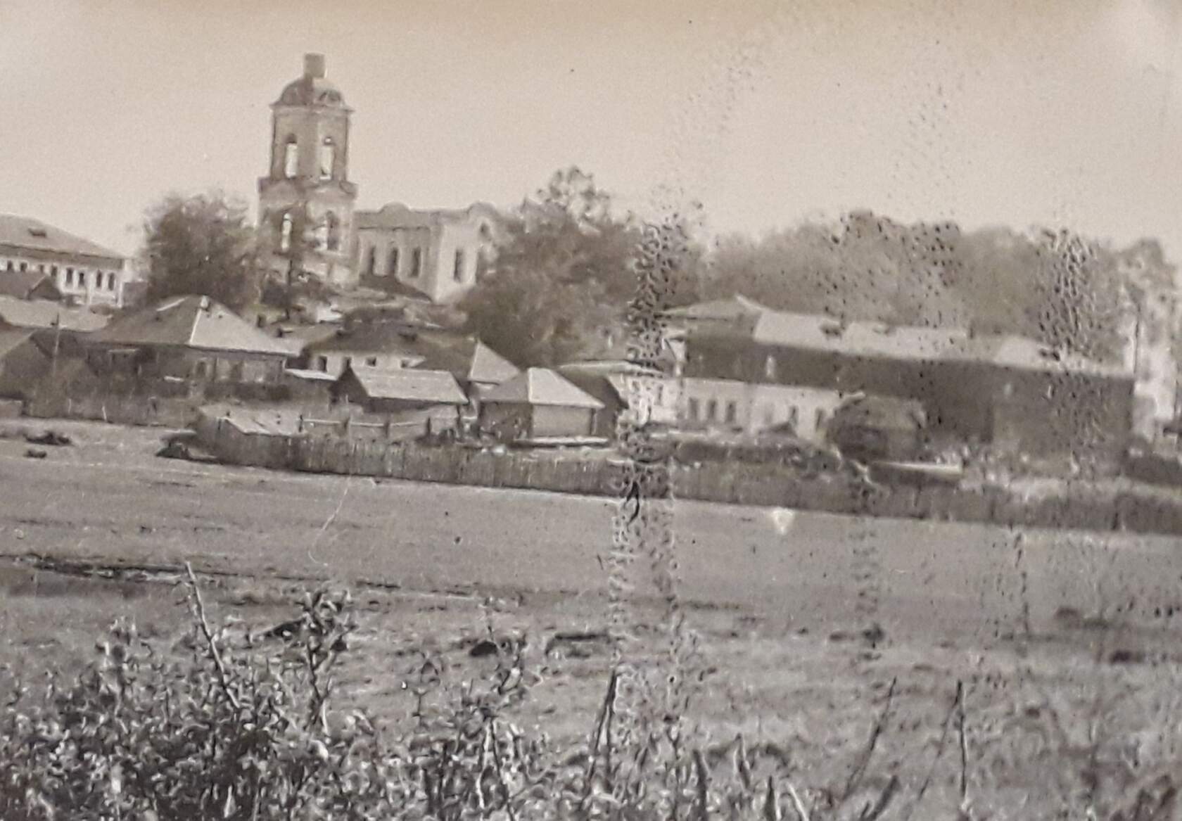 Вид на монастырь. Советский период